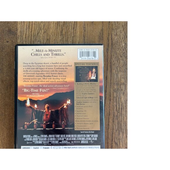 The Mummy DVD 1999 Collectors Edition Action Film Brendan Fraser Pre-Owned - Picture 4 of 4